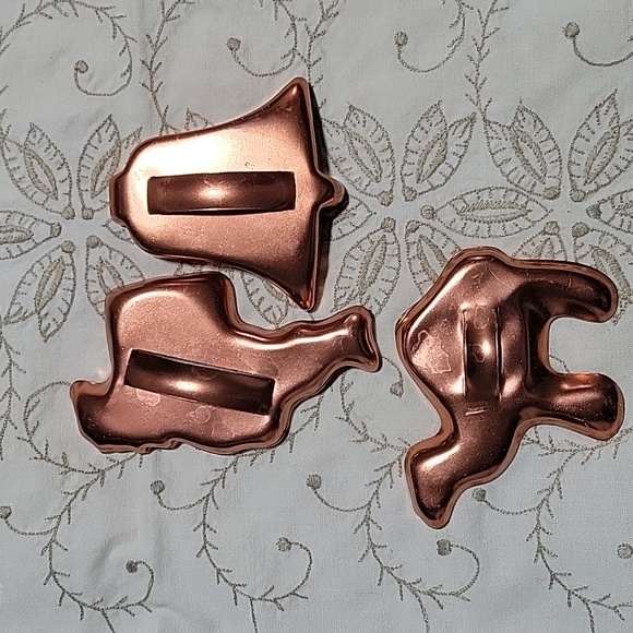 Vintage christmas cookie cutters - set of 3 - Picture 1 of 1